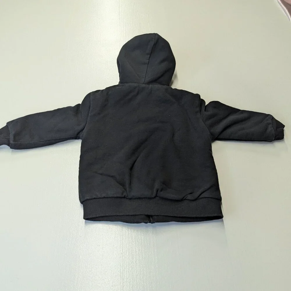 Calvin Klein Size 3T Black Sherpa Lined Jacket
